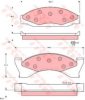 AMF 8133719 Brake Pad Set, disc brake